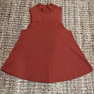 LOFT size XS. Sweater tank. Burnt orange.